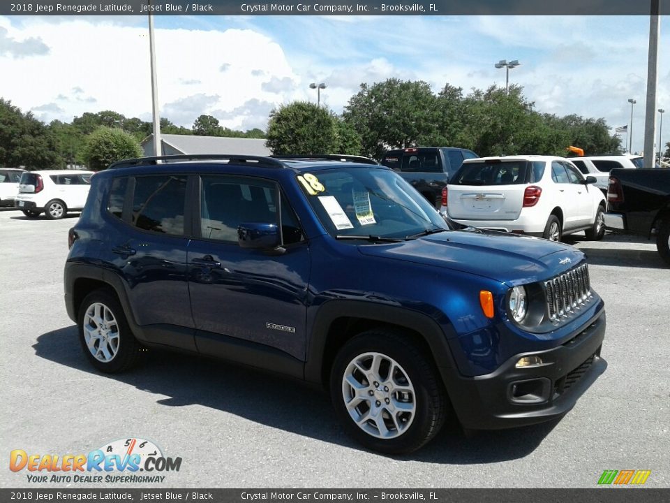 2018 Jeep Renegade Latitude Jetset Blue / Black Photo #6