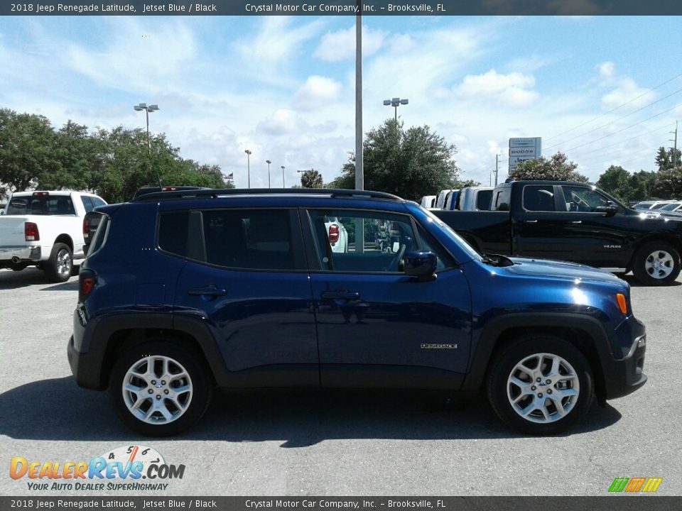 2018 Jeep Renegade Latitude Jetset Blue / Black Photo #7