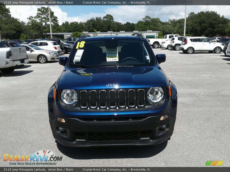 2018 Jeep Renegade Latitude Jetset Blue / Black Photo #8
