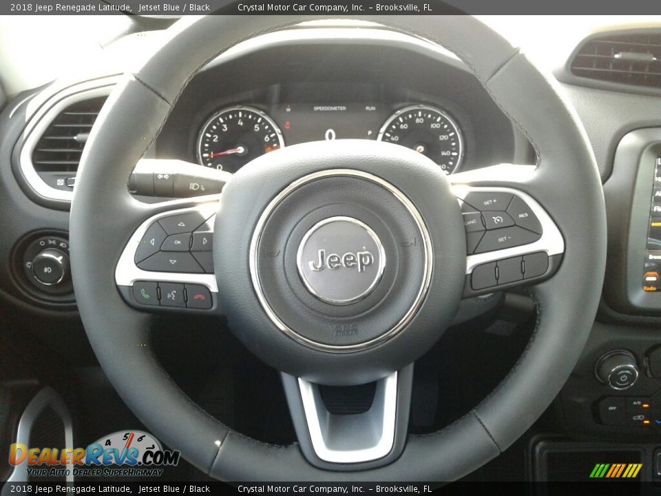 2018 Jeep Renegade Latitude Jetset Blue / Black Photo #14
