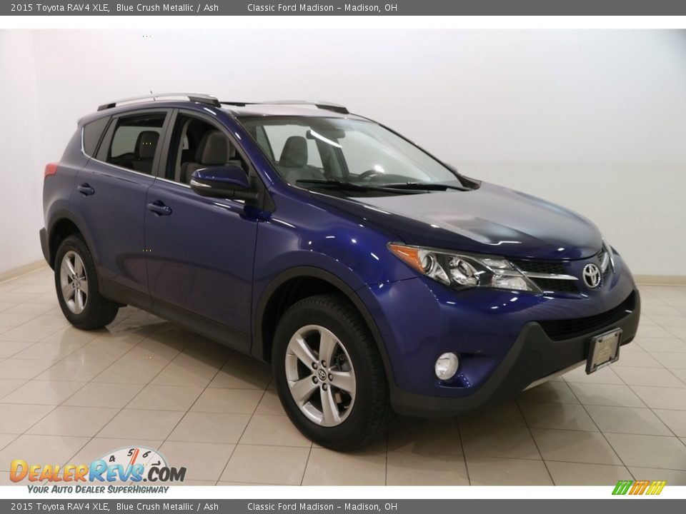 2015 Toyota RAV4 XLE Blue Crush Metallic / Ash Photo #1