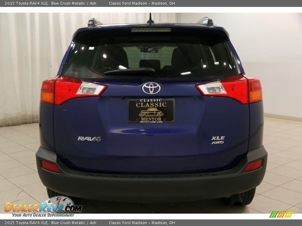 2015 Toyota RAV4 XLE Blue Crush Metallic / Ash Photo #14