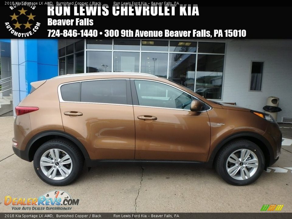 2018 Kia Sportage LX AWD Burnished Copper / Black Photo #1