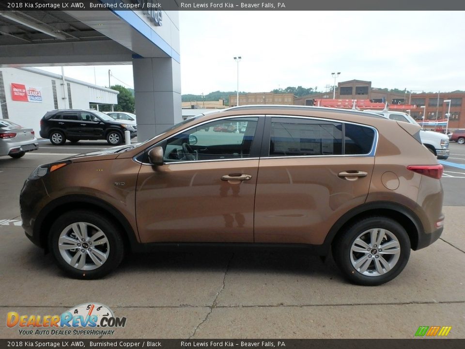 2018 Kia Sportage LX AWD Burnished Copper / Black Photo #6