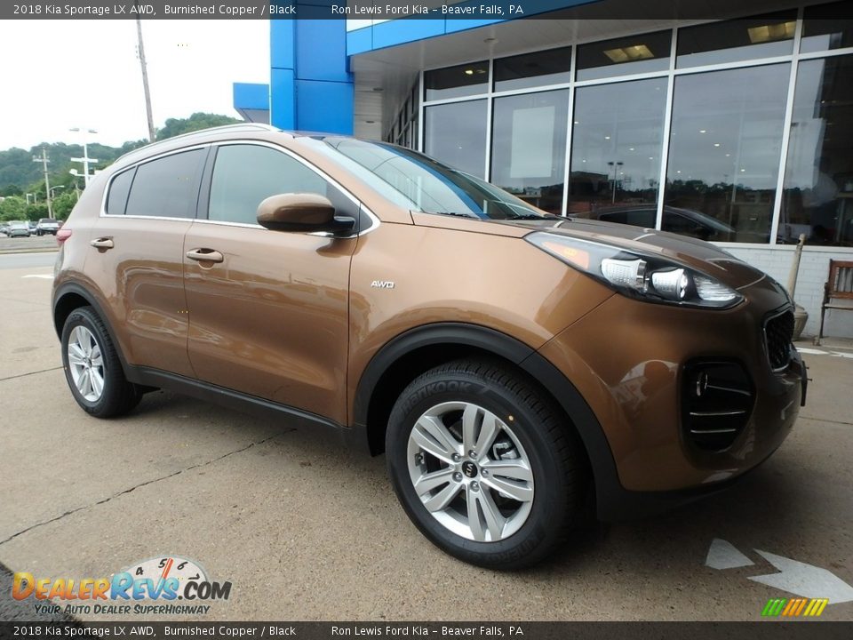 2018 Kia Sportage LX AWD Burnished Copper / Black Photo #9