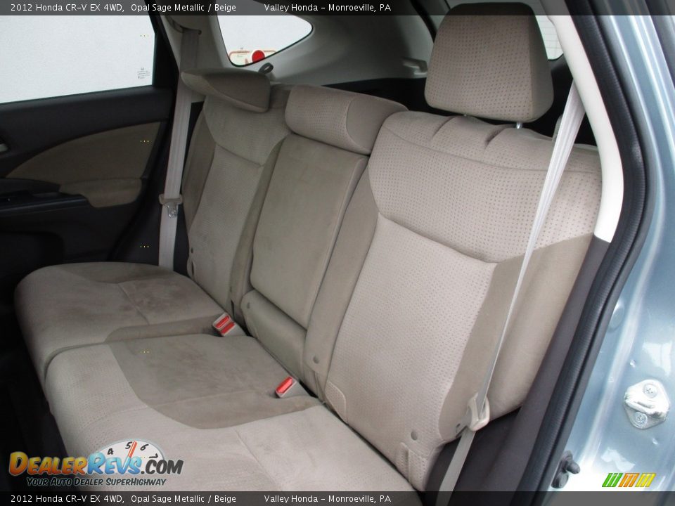 2012 Honda CR-V EX 4WD Opal Sage Metallic / Beige Photo #13