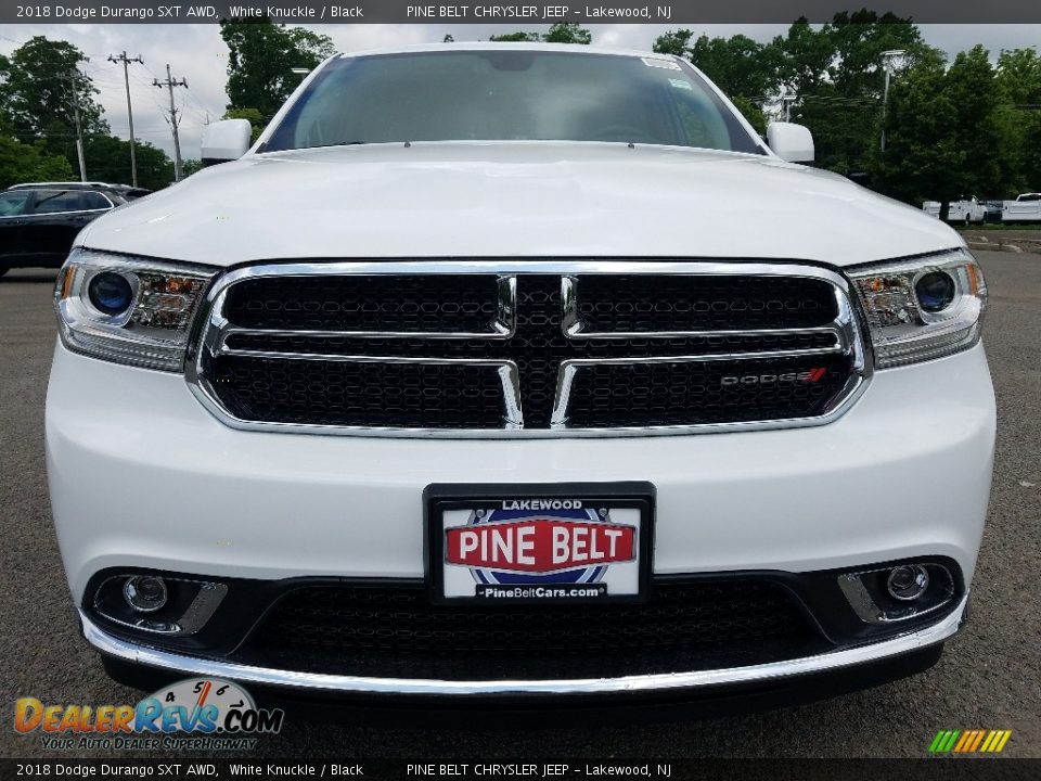 2018 Dodge Durango SXT AWD White Knuckle / Black Photo #2