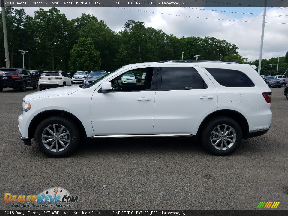 2018 Dodge Durango SXT AWD White Knuckle / Black Photo #3