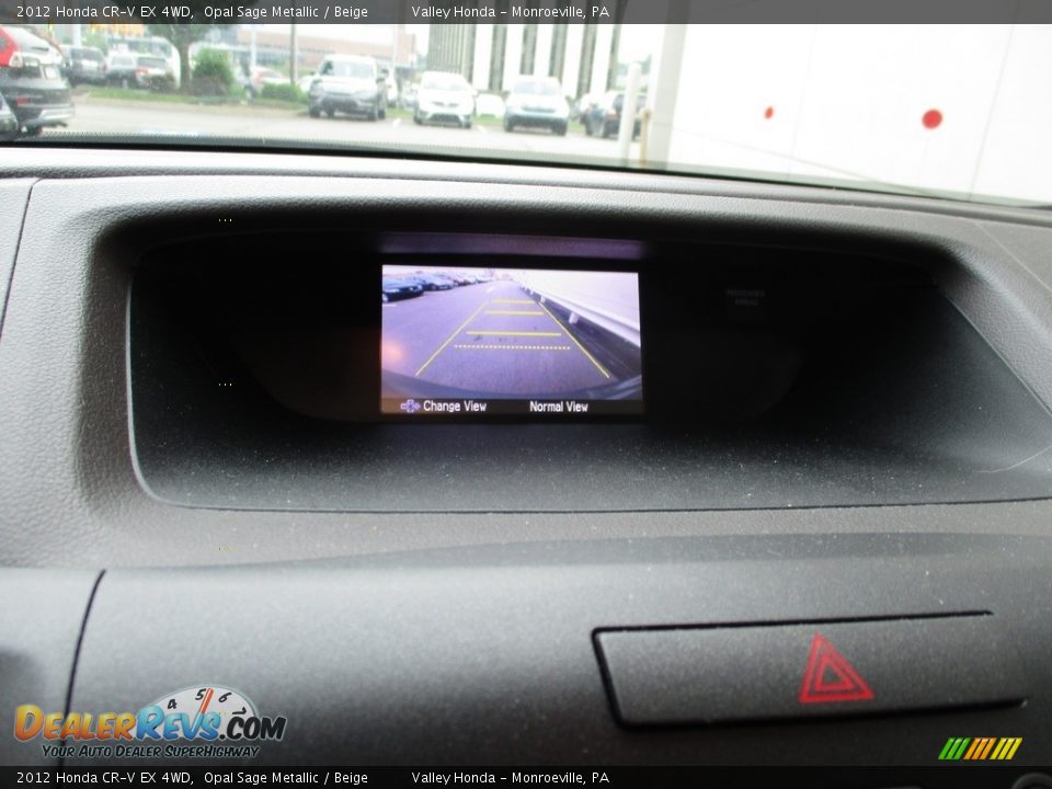 2012 Honda CR-V EX 4WD Opal Sage Metallic / Beige Photo #17
