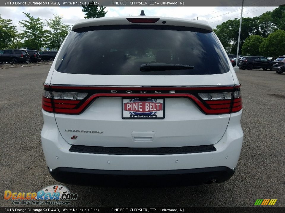 2018 Dodge Durango SXT AWD White Knuckle / Black Photo #5