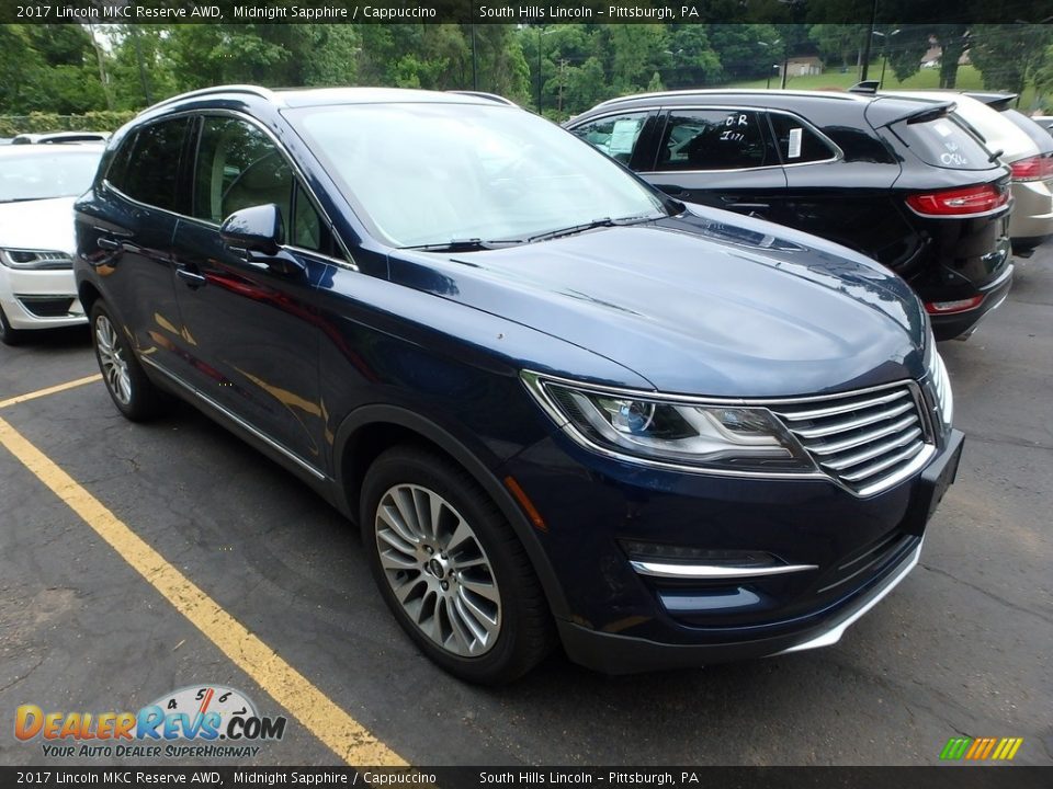 2017 Lincoln MKC Reserve AWD Midnight Sapphire / Cappuccino Photo #4