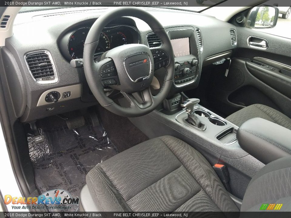 2018 Dodge Durango SXT AWD White Knuckle / Black Photo #7