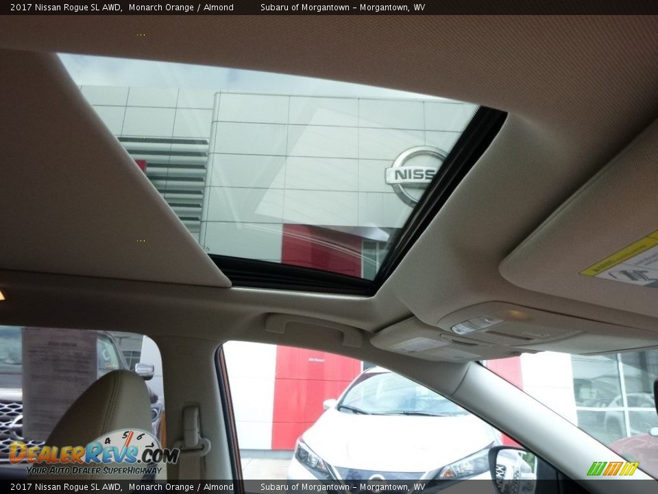 2017 Nissan Rogue SL AWD Monarch Orange / Almond Photo #12