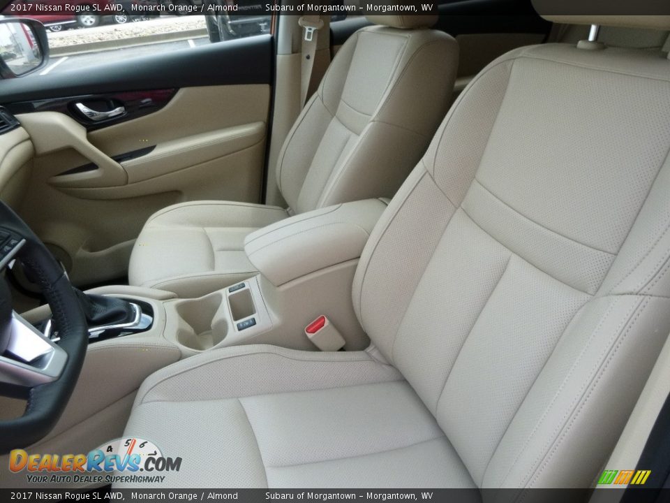 2017 Nissan Rogue SL AWD Monarch Orange / Almond Photo #15