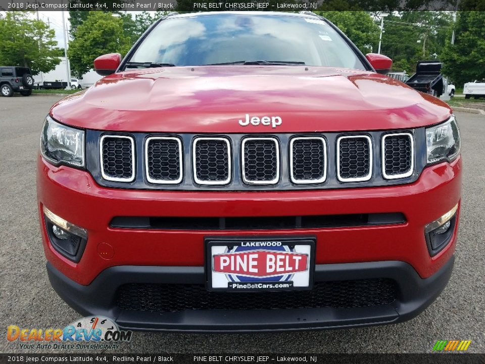 2018 Jeep Compass Latitude 4x4 Redline Pearl / Black Photo #2
