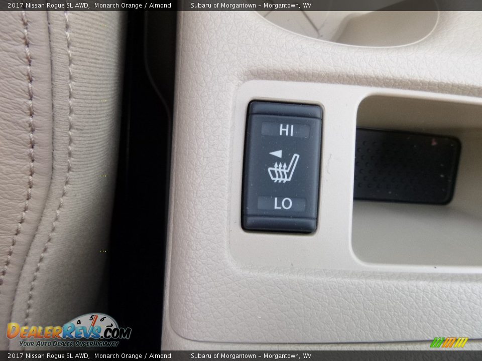 2017 Nissan Rogue SL AWD Monarch Orange / Almond Photo #20