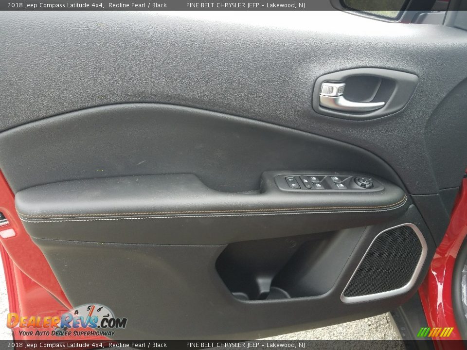 2018 Jeep Compass Latitude 4x4 Redline Pearl / Black Photo #6
