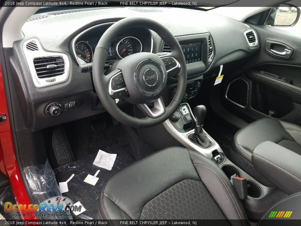 2018 Jeep Compass Latitude 4x4 Redline Pearl / Black Photo #7