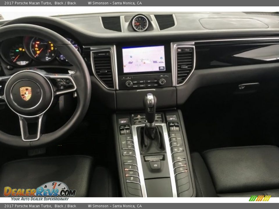 2017 Porsche Macan Turbo Black / Black Photo #5