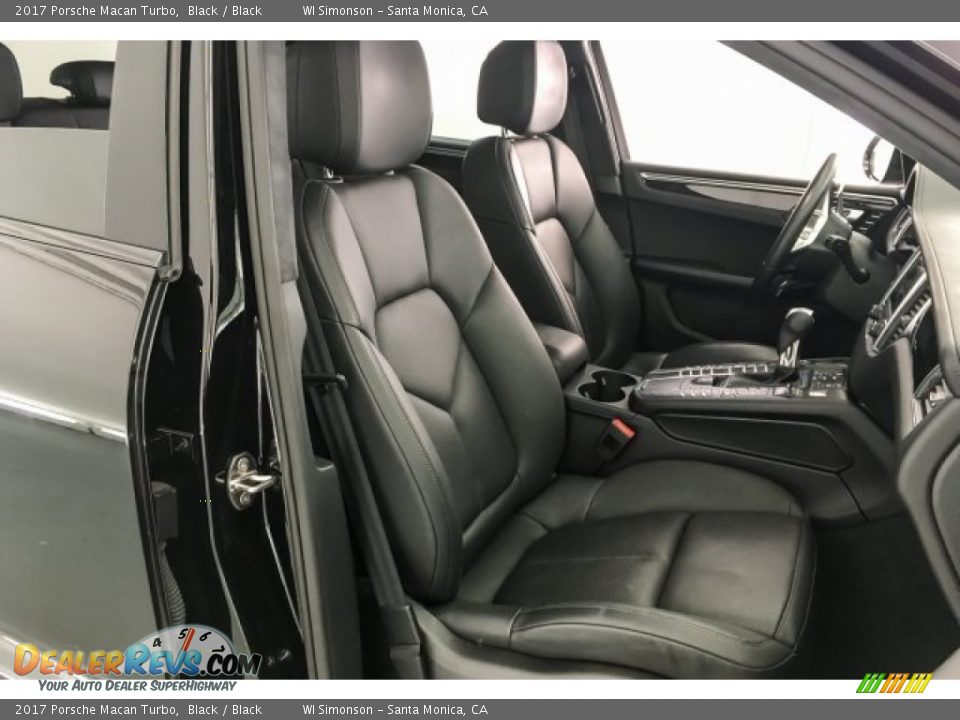 2017 Porsche Macan Turbo Black / Black Photo #6