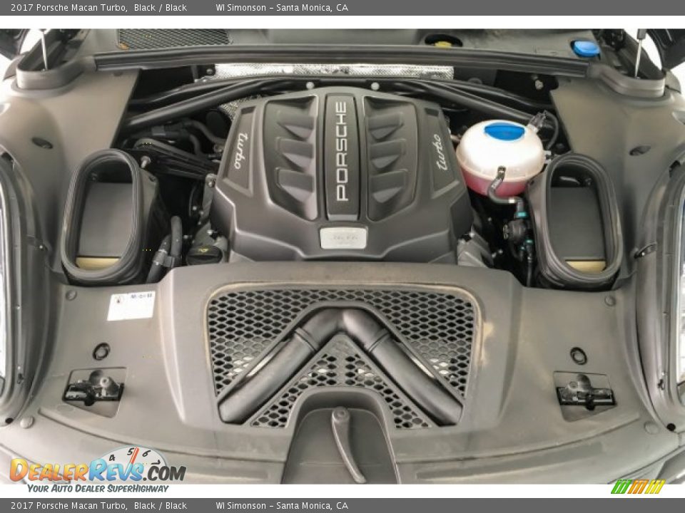 2017 Porsche Macan Turbo Black / Black Photo #9