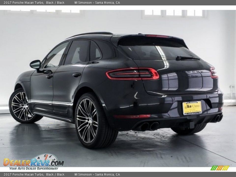 2017 Porsche Macan Turbo Black / Black Photo #10