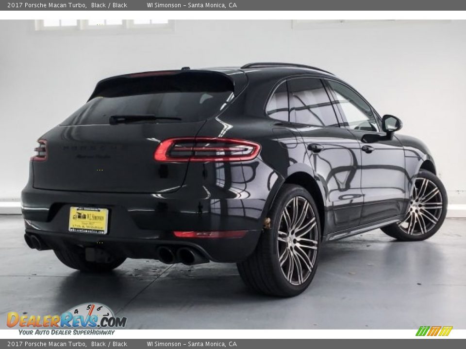2017 Porsche Macan Turbo Black / Black Photo #16