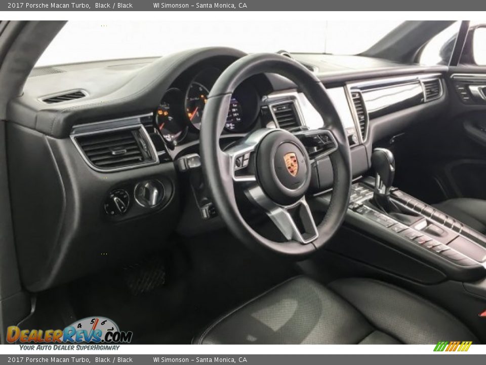 2017 Porsche Macan Turbo Black / Black Photo #20
