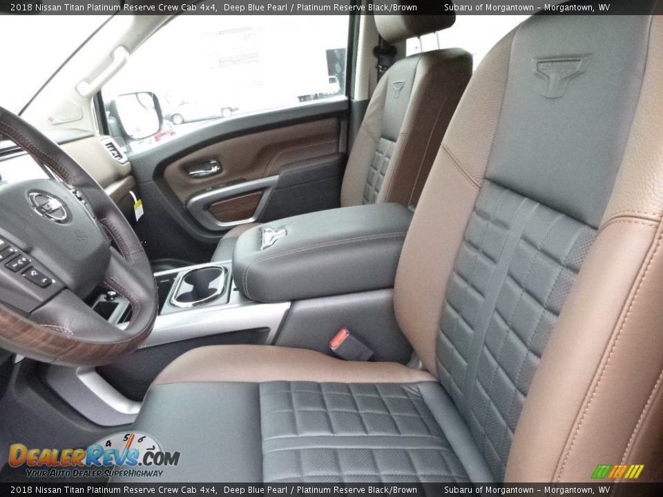Platinum Reserve Black/Brown Interior - 2018 Nissan Titan Platinum Reserve Crew Cab 4x4 Photo #14