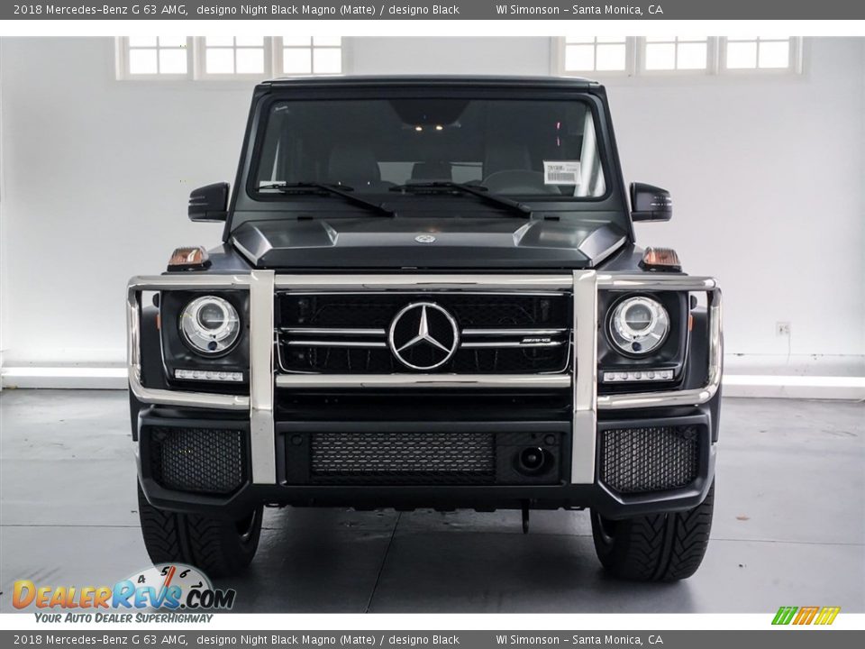 2018 Mercedes-Benz G 63 AMG designo Night Black Magno (Matte) / designo Black Photo #2