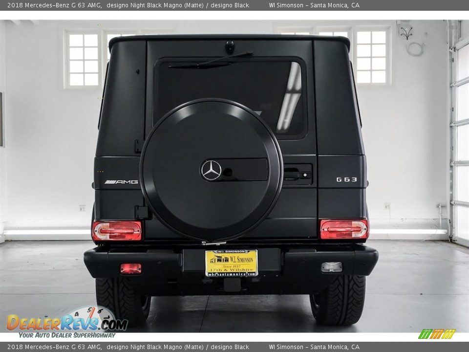 2018 Mercedes-Benz G 63 AMG designo Night Black Magno (Matte) / designo Black Photo #3