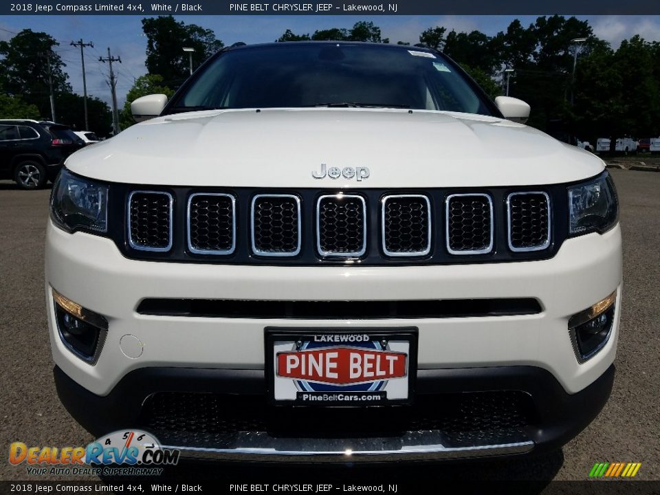 2018 Jeep Compass Limited 4x4 White / Black Photo #3