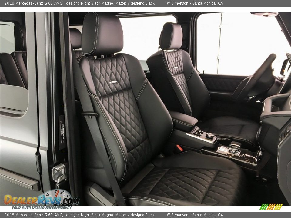 2018 Mercedes-Benz G 63 AMG designo Night Black Magno (Matte) / designo Black Photo #6