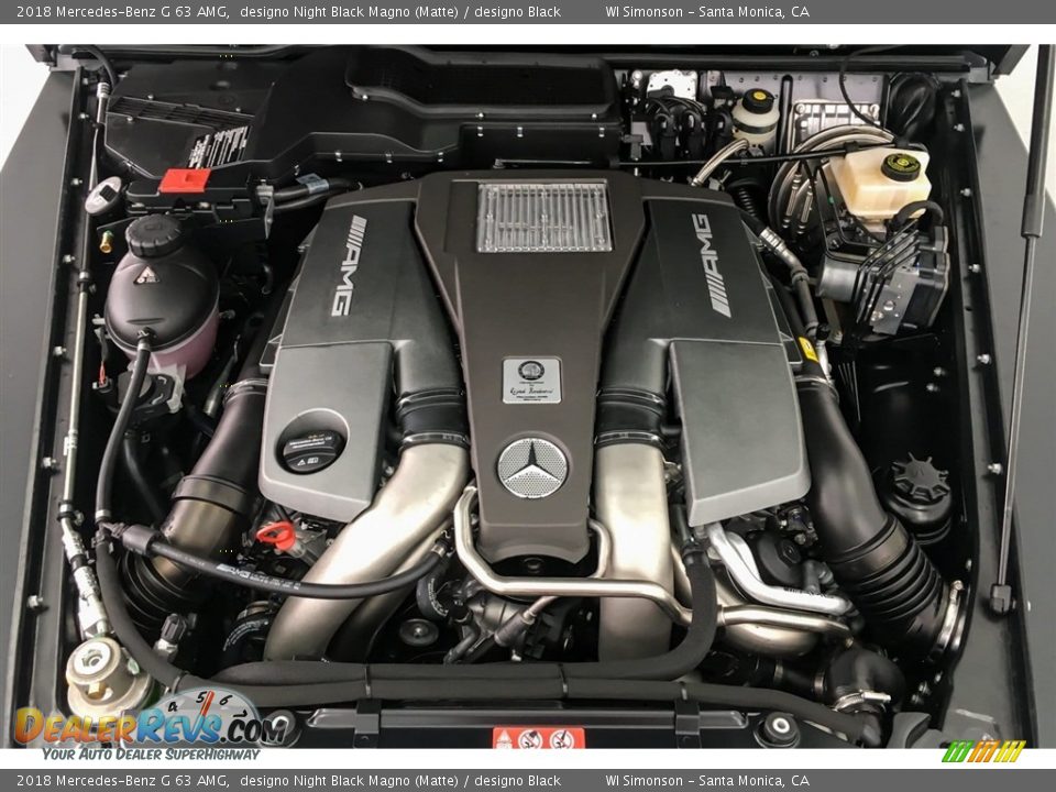 2018 Mercedes-Benz G 63 AMG 5.5 Liter AMG biturbo DOHC 32-Valve VVT V8 Engine Photo #9