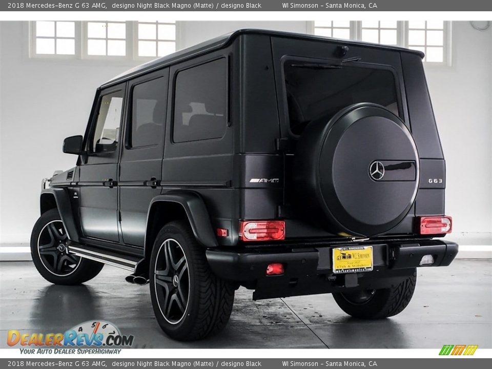 2018 Mercedes-Benz G 63 AMG designo Night Black Magno (Matte) / designo Black Photo #10