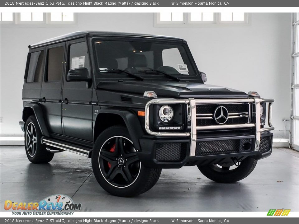 2018 Mercedes-Benz G 63 AMG designo Night Black Magno (Matte) / designo Black Photo #12