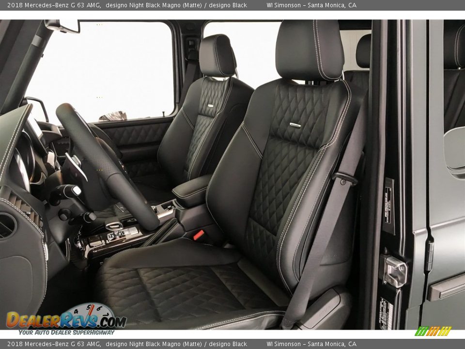 Front Seat of 2018 Mercedes-Benz G 63 AMG Photo #14