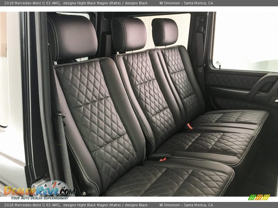 Rear Seat of 2018 Mercedes-Benz G 63 AMG Photo #15