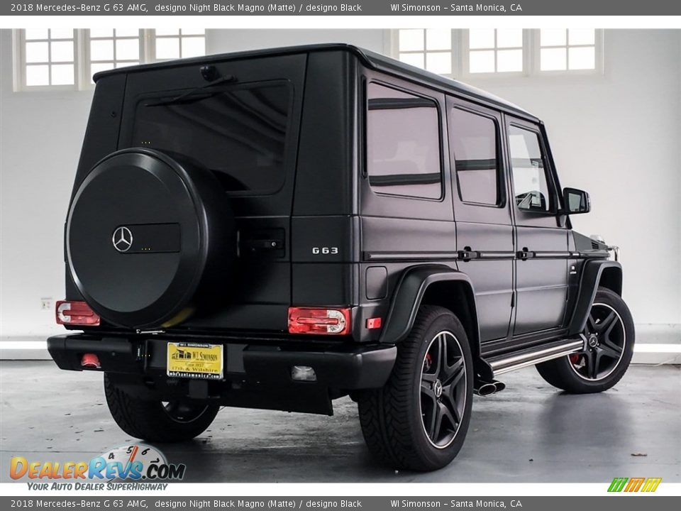 2018 Mercedes-Benz G 63 AMG designo Night Black Magno (Matte) / designo Black Photo #16