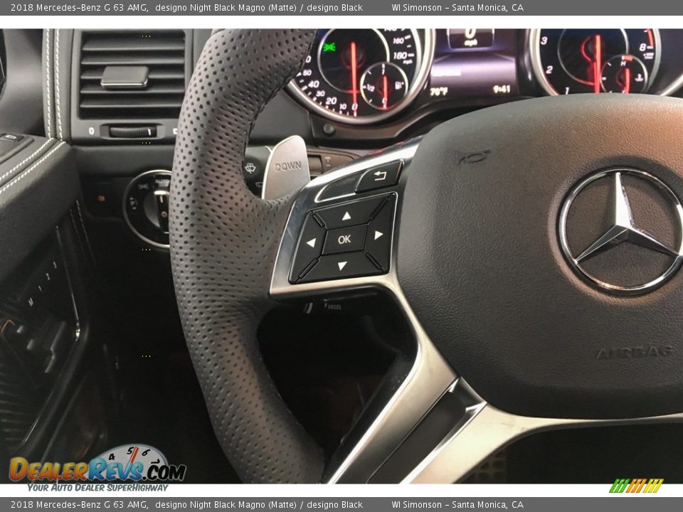 2018 Mercedes-Benz G 63 AMG designo Night Black Magno (Matte) / designo Black Photo #18