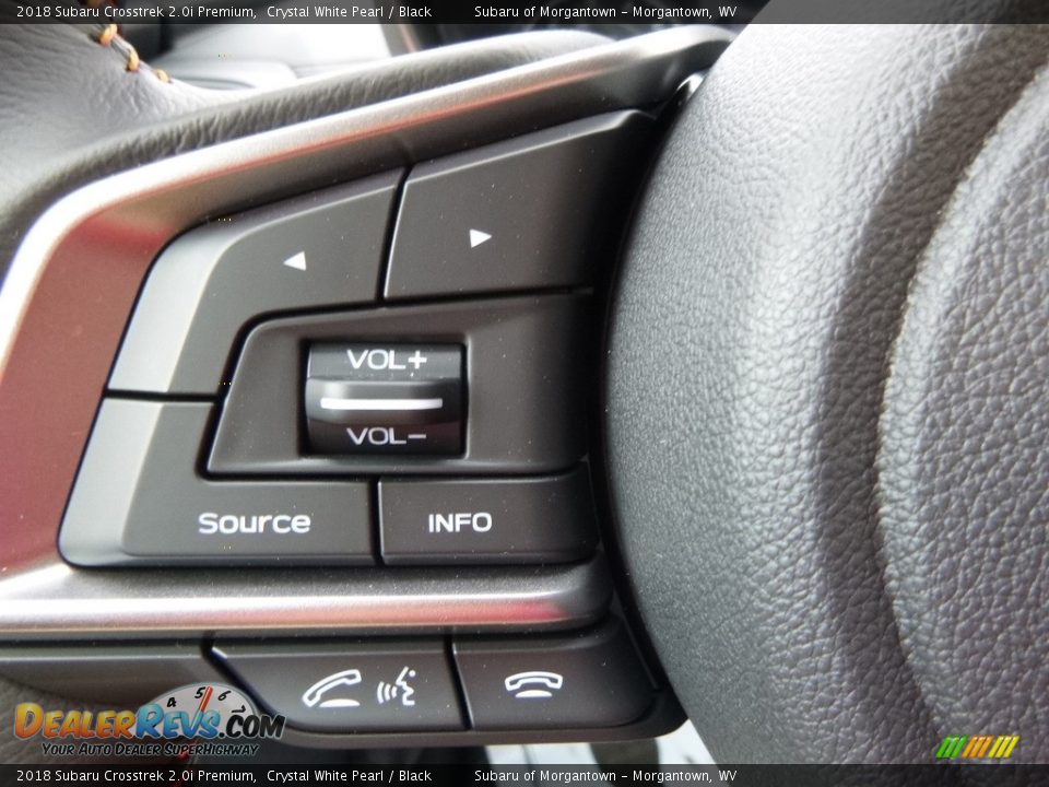 2018 Subaru Crosstrek 2.0i Premium Crystal White Pearl / Black Photo #20