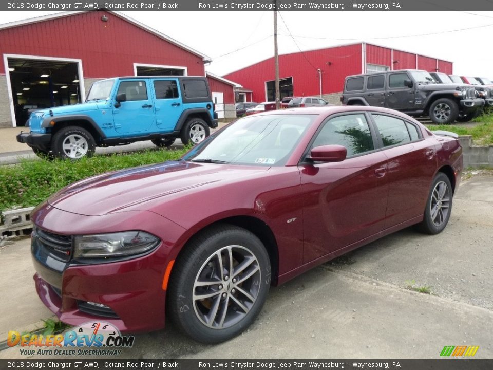 2018 Dodge Charger GT AWD Octane Red Pearl / Black Photo #1