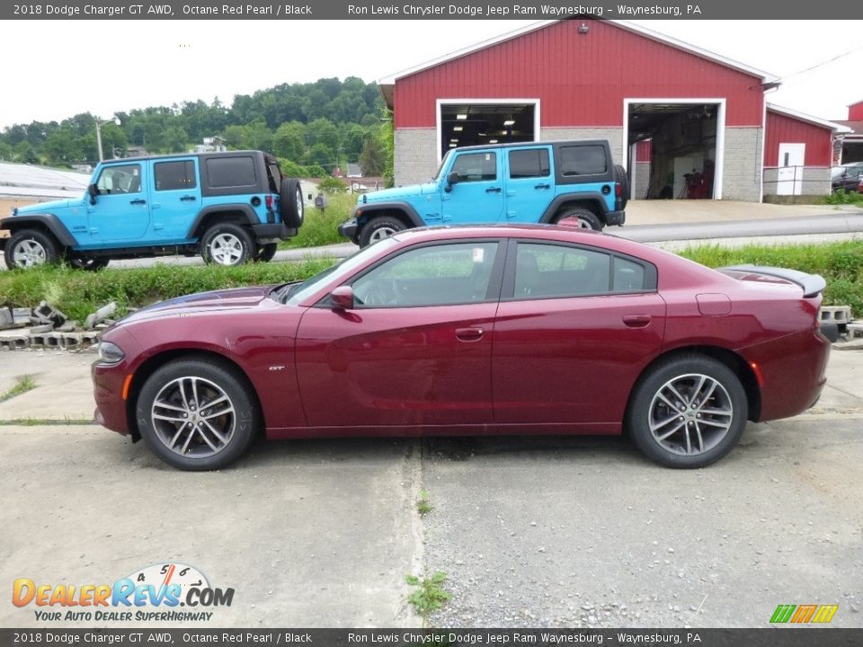 2018 Dodge Charger GT AWD Octane Red Pearl / Black Photo #2
