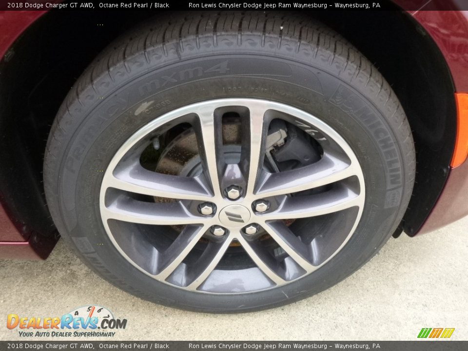 2018 Dodge Charger GT AWD Octane Red Pearl / Black Photo #8