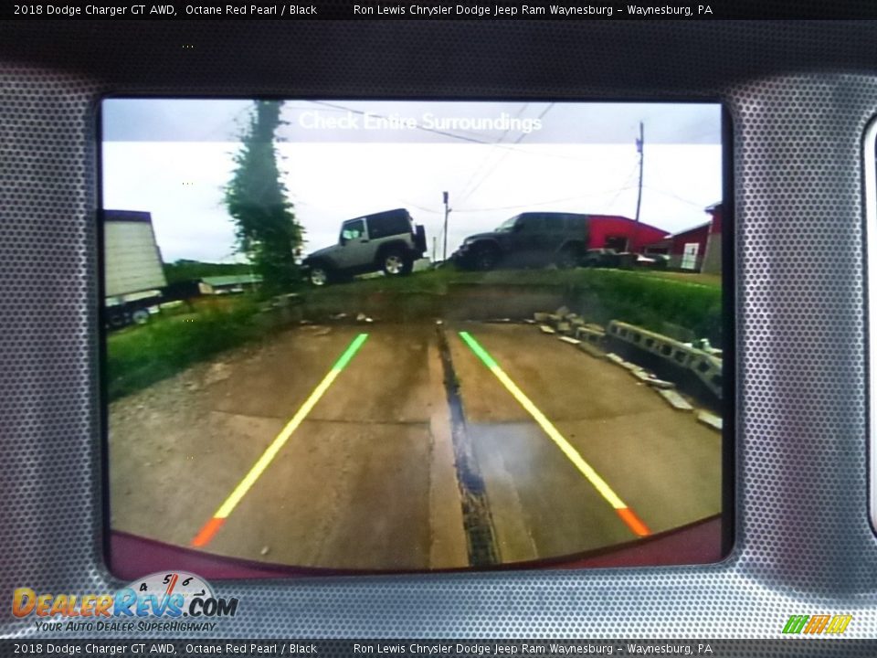 2018 Dodge Charger GT AWD Octane Red Pearl / Black Photo #17