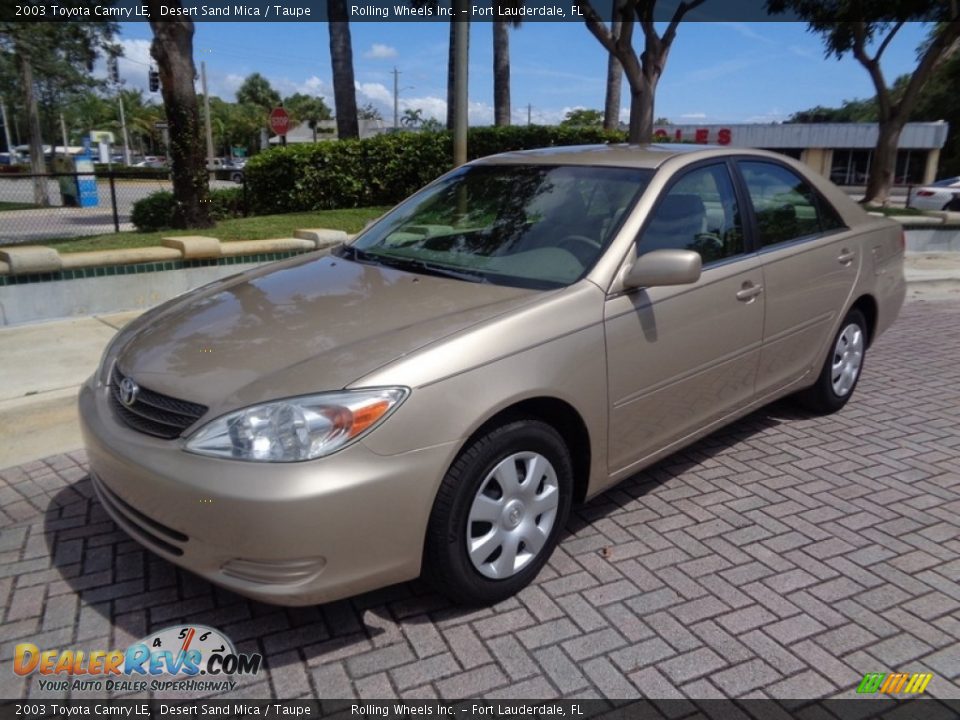 2003 Toyota Camry LE Desert Sand Mica / Taupe Photo #1