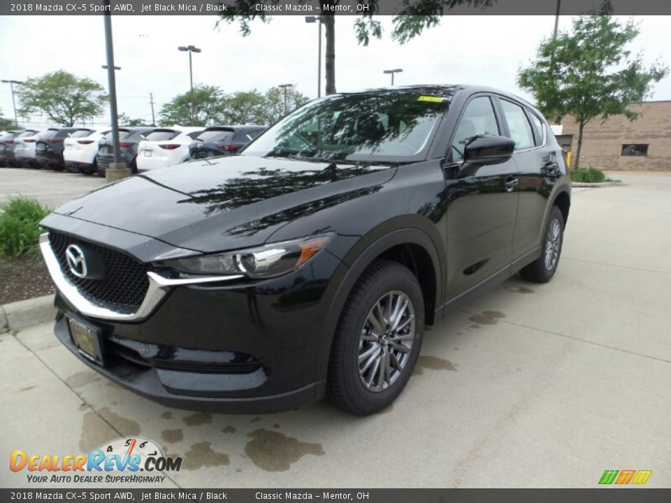 2018 Mazda CX-5 Sport AWD Jet Black Mica / Black Photo #1