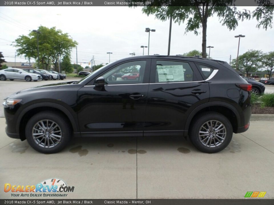 2018 Mazda CX-5 Sport AWD Jet Black Mica / Black Photo #2