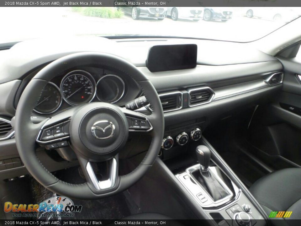 2018 Mazda CX-5 Sport AWD Jet Black Mica / Black Photo #3