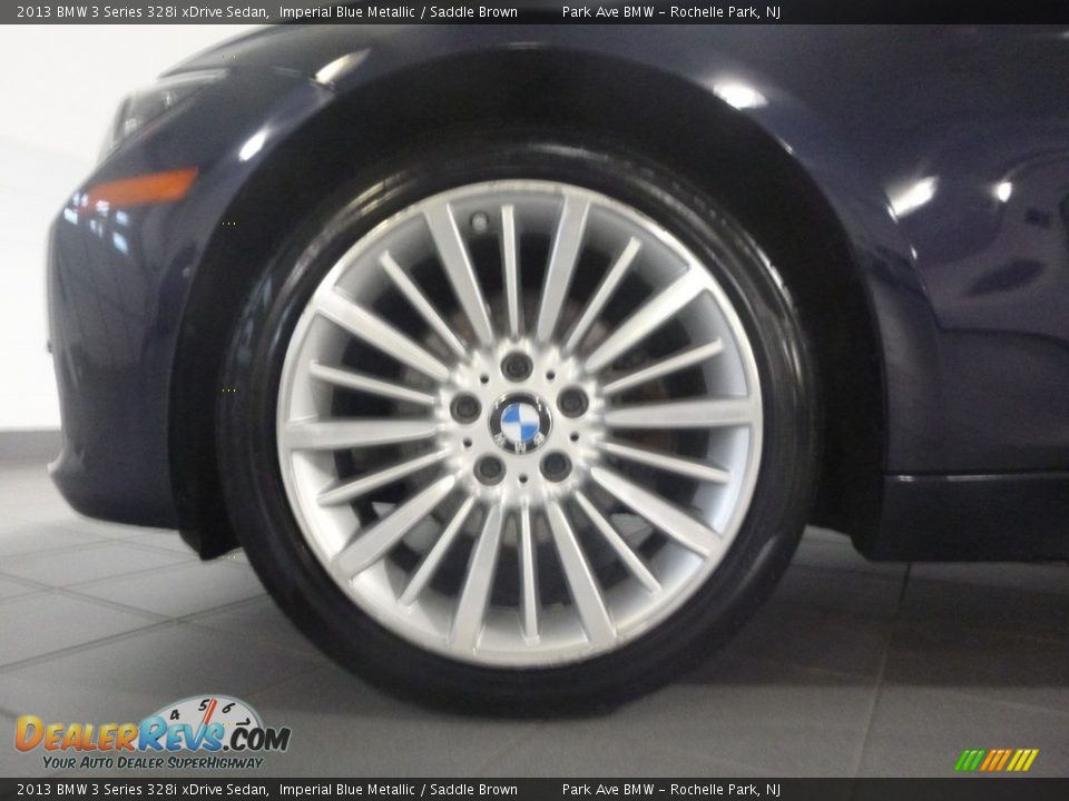2013 BMW 3 Series 328i xDrive Sedan Imperial Blue Metallic / Saddle Brown Photo #31